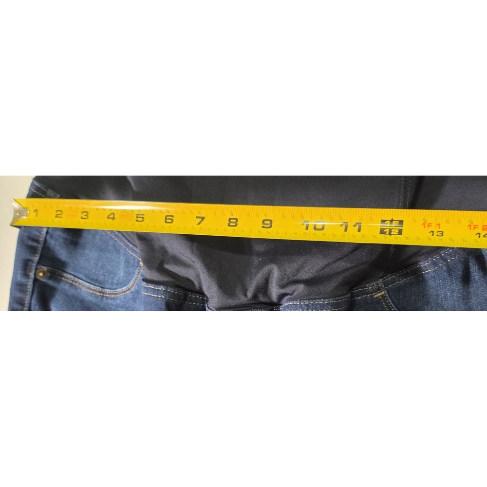 Isabel Maternity Ingrid & Isabel Skinny Jeans Womens 14/32R Dark Wash Full Panel - Picture 8 of 10